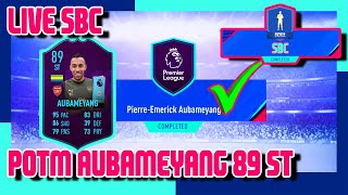 FIFA 19 - Player of the Month SBC - POTM 89 ST Aubameyang