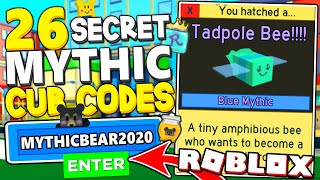 ALL 26 SECRET MYTHIC CUB BEE CODES IN BEE SWARM SIMULATOR! *SUPER OP* Roblox