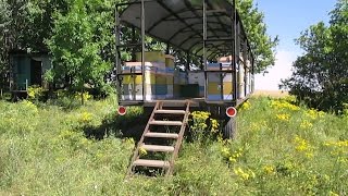 Кочёвка пасеки, крепление ульев, перевозка пчел.