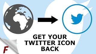 How to fix the Twitter Icon on your Youtube Homepage