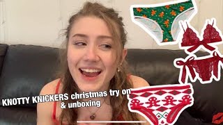 MY KNOTTY GIFT TO YOU/ KNOTTY KNICKERS HOLIDAY  PANTY + LINGERIE TRY ON!
