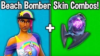 20 BEST "BEACH BOMBER" SKIN + BACKBLING COMBOS! (Fortnite New Best Skin?)