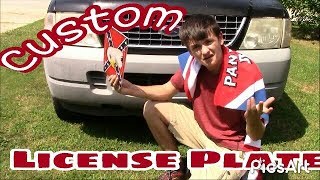 Installing a license plate bracket David's Custom Garage Episode 9