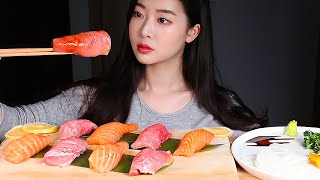 대왕연어초밥 대왕참치초밥 먹방/GIANT SALMON SUSHI GIANT TUNA SUSHI Mukbang Eating Show
