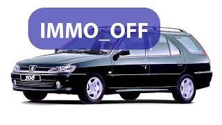 Как самому отключить иммобилайзер Peugeot 306