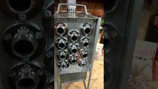 Самодельный теплообменник для палатки. Нестандартный. Heat exchanger.