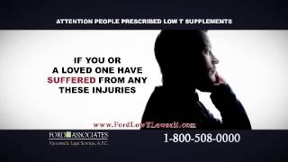 Low Testosterone Lawsuit, Low-T Therapy, Testosterone supplement lawsuit