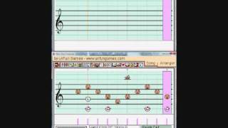 Zelda Ocarina of Time - Kakariko Symphony - Mario Paint Composer