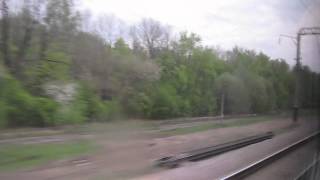 Из окна поезда перегон Прибытково-Дрязги. Поезд №25 Москва-Воронеж. The train Moscow-Voronezh.