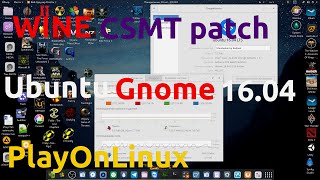 Стрим с Twitch[beta0] wine+CSMT patch, playonlinux, тестирование на играх