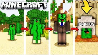 ŻYCIE KAKTUSA W MINECRAFT || OD NARODZIN DO ŚMIERCI