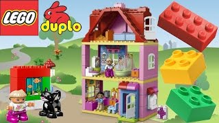 Lego мультик Интересные игрушки для детей Кукольный домик Lego Duplo