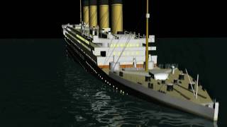 3D Titanic sinking Animation  HD