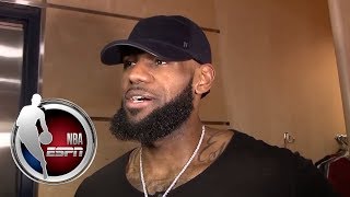 LeBron James says he is at a loss for words after losing to the Houston Rockets | NBA on ESPN