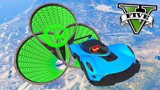 GTA V Online: O MAIOR SALTO "TRIPLO" da VELOCIDADE!!! (INSANO)