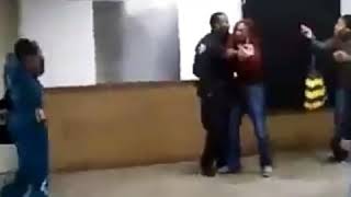 Girls vs cops/arrested