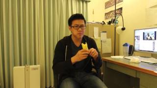 Eating a Banana with the Peel