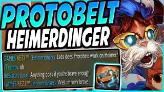 Protobelt Heimerdinger has some filthy burst in Season 10! Are you brave enough to try it?