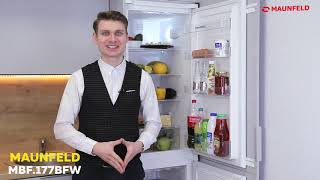 Холодильник встраиваемый двухкамерный MAUNFELD MBF 177BFW