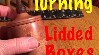 Turning a Lidded Sapele Box Canister Thingy #2 on the Wood Lathe - Stuart Arts Episode 52