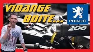 "TUTO" Comment Faire La Vidange De Boite De Vitesse? - 206 1.4i?...