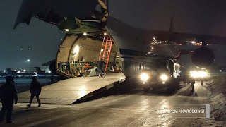 Переброска сил российского контингента миротворческих сил ОДКБ на аэродромы Республики Казахстан