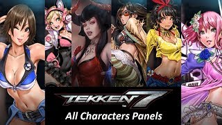 Tekken 7 - All Characters Panels