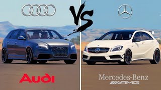 Audi RS3 vs Mercedes-Benz A45 AMG | Forza Horizon 3