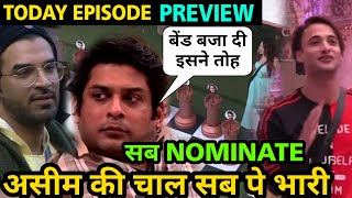 Biggboss 13 22 January Episode Wednesday Episode Nomination task Asim Riaz Masterstrock सब Nomninate