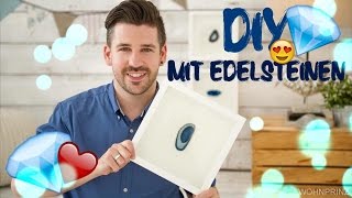 DIY Wall Art |  Achatscheiben Bild | #Wohnprinz