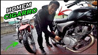 TROCANDO ESCAPAMENTO DA MOTO DO MAGREZZA