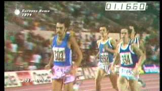 ATLETICA EUROPEI 1974 ROMA 800 LUCIANO SUSANJ