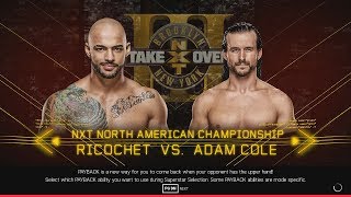[WWE 2K19] Ricochet vs. Adam Cole (NXT North American Championship)
