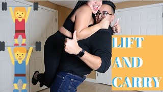 COUPLES LIFT AND CARRY CHALLENGE !!!
