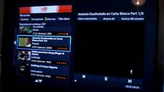YouTube on Panasonic Viera NeoPDP