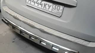 Защита заднего бампера Hyundai grand starex h1 h-1
