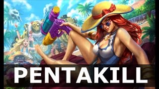 AWESOME PENTAKILL MISS FORTUNE | PENTAKILL MF S7