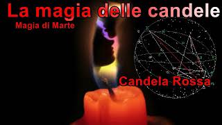 La magia delle candele Marte candela rossa