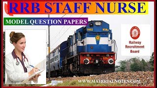 RRB STAFF NURSE QUESTIONS