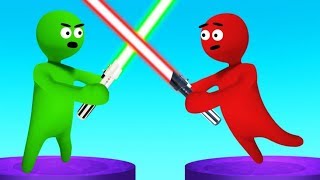 DODGE The LIGHT SABER Or DIE! (Gang Beasts)