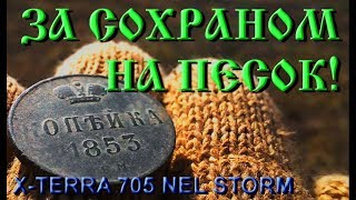 Сохран - огонь! Медь и песок. Коп с X-Terra 705 Nel Storm 18,75