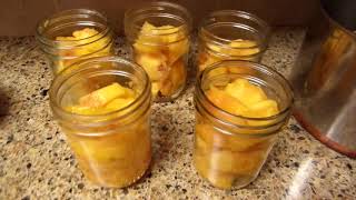 Canning peaches