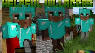 Minecraft-Helpful Villagers-CREATE A VILLAGER ARMY! (1.7.10)