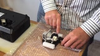 Замена лампы в проекторе ACER X110P