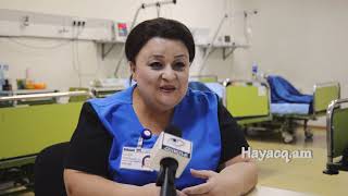 «Էրեբունի» ԲԿ-ի ծննդատան անեսթեզիոլոգիայի և վերակենդանացման բաժանմունքի վարիչ Լուսինե Դանիելյան