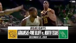 Arkansas-Pine Bluff vs. North Texas Basketball Highlights (2019-20) | Stadium