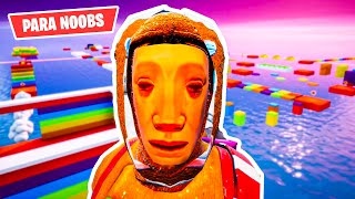 Intentamos El Parkour Más Fácil De Todo Fortnite ?