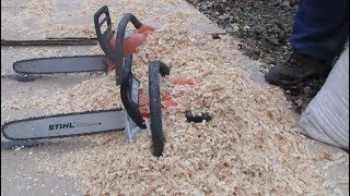 STIHL VS Husqvarna (Штиль MS 180 против Хускварна 236) ТЕСТ-ДРАЙВ