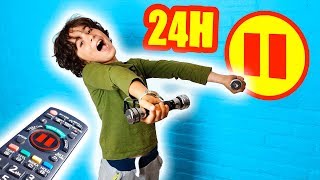 24H PAUSE CHALLENGE - Maman VS fille VS fils _ demo jouets