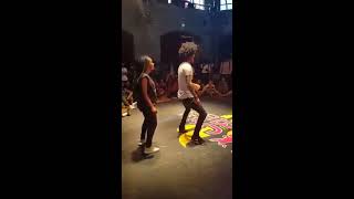 LES TWINS (Larry) vs ANISSA (Ghetto Style) Battle RED BULL  France